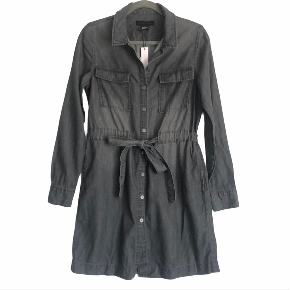 NEW Sanctuary Button Down Belted Tuscon‎ Shirt Dress NWT Small - Picture 2 of 8